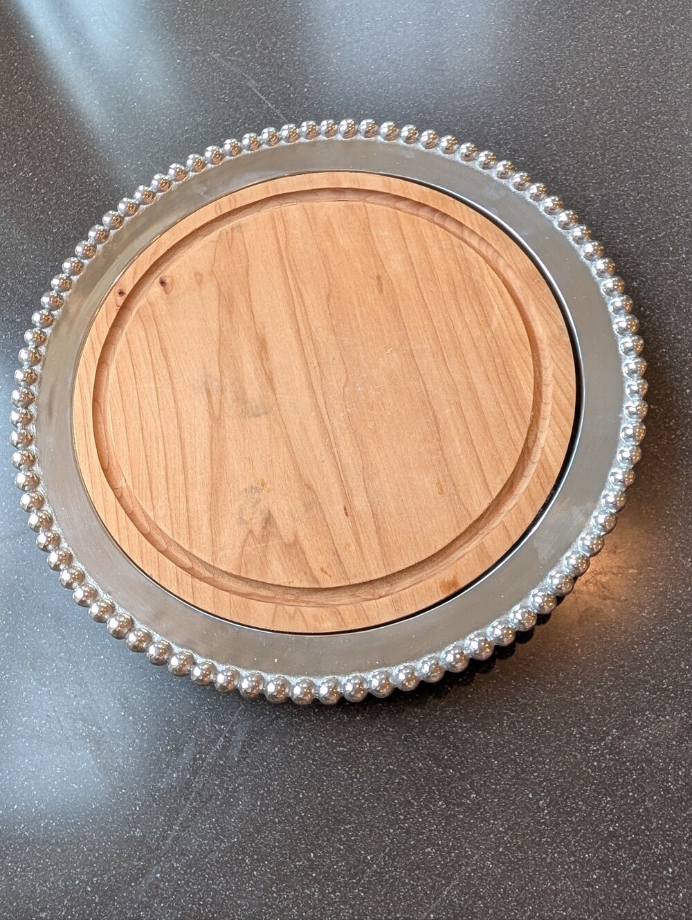 vintage MARIPOSA platter with cheese board insert 1997